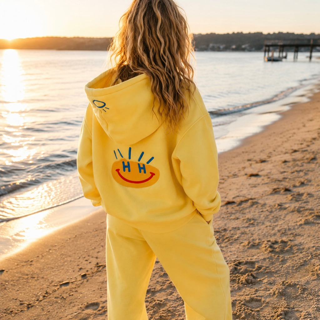 HALOD Lounge Pant in Cool Lemon Yellow