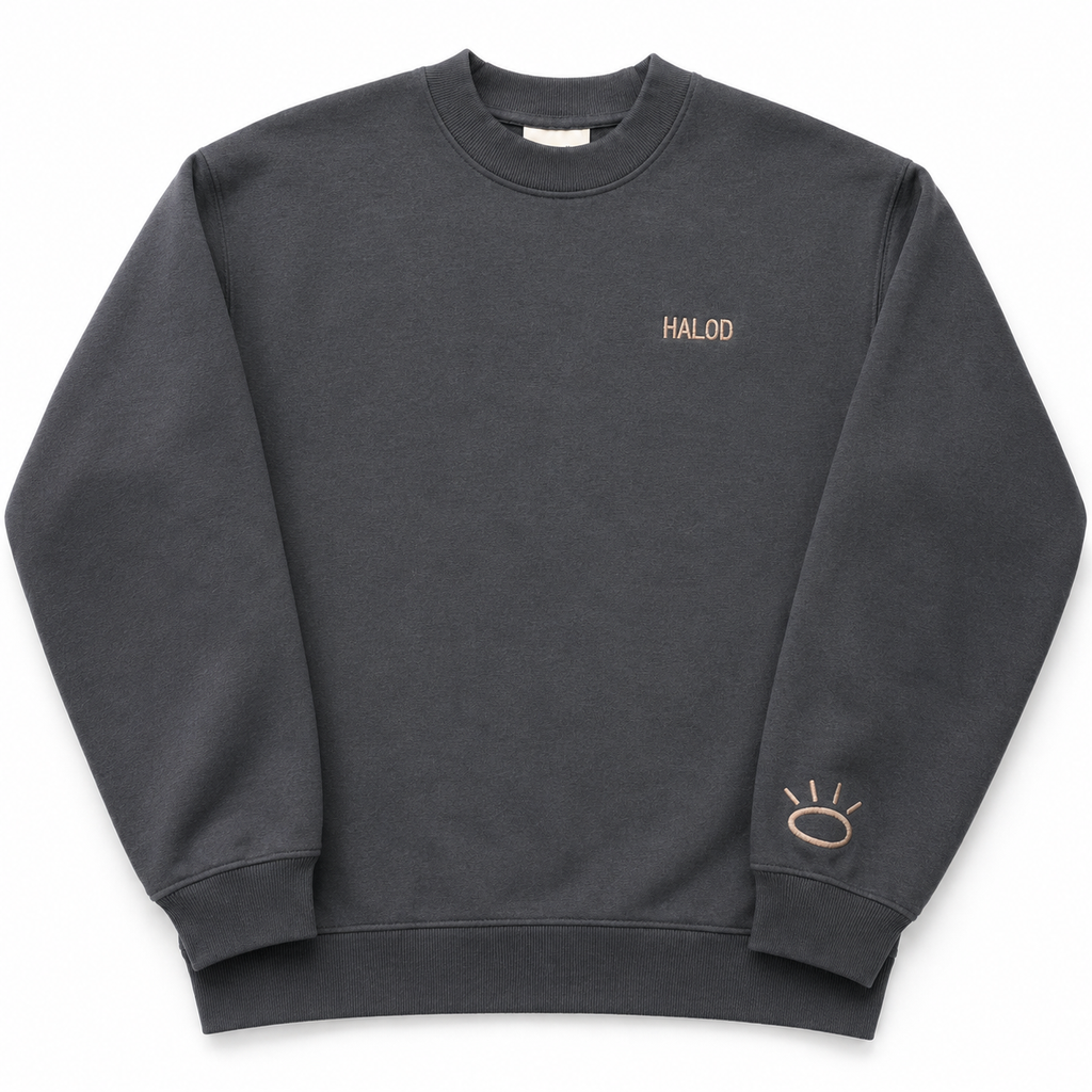 MARIN CREW SWEATSHIRT (ADULT) - Vintage Charcoal